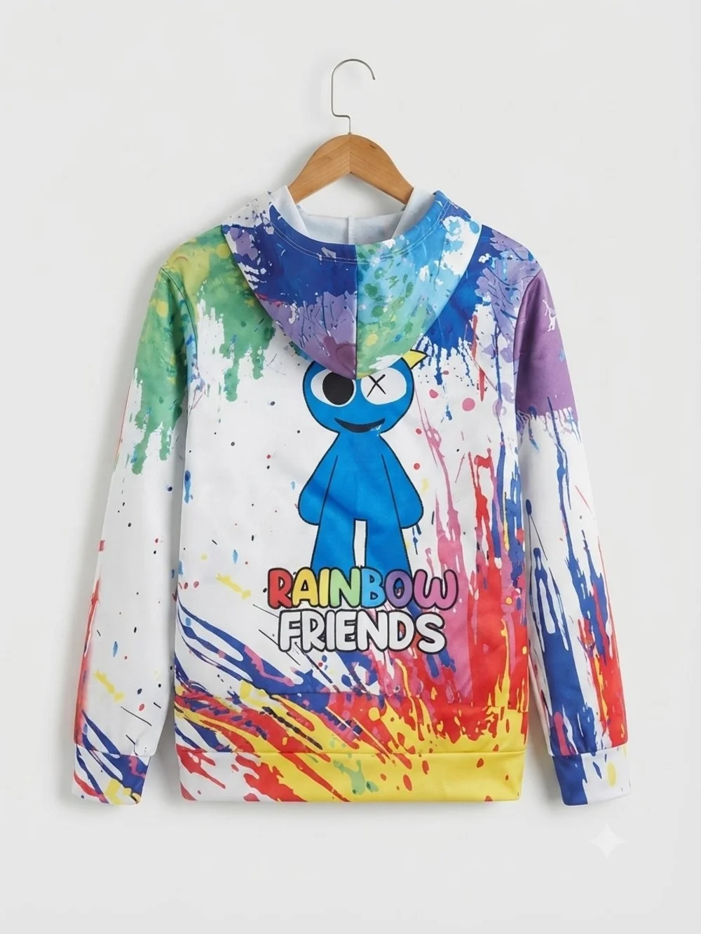 NWOT Roblox Rainbow Friends Color Splash Hoodie  (0154)